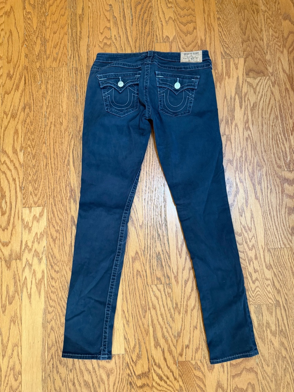 True Religion Women’s Faded Black Skinny Jeans
